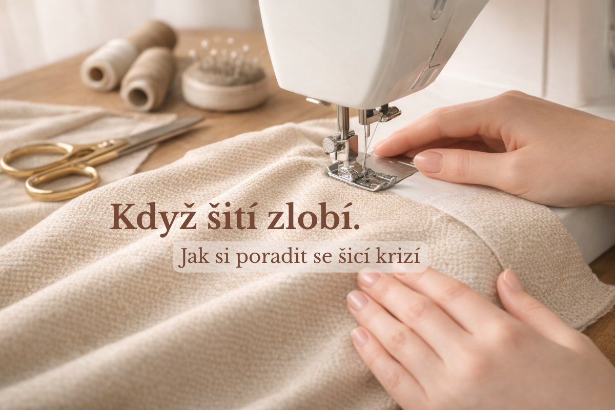 Když šití zlobí: jak si poradit se šicí krizí (a kdy sáhnout po BASIC nebo PREMIUM)