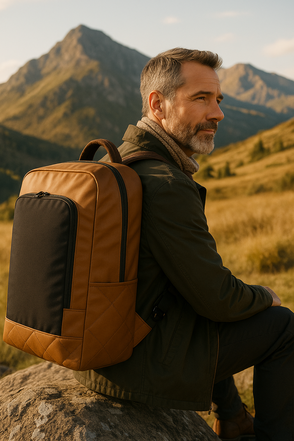 Pánský batoh ,,TRENTO,, PDF střih a fotonávod