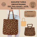 Nákupní taška oboustranná / PDF střih a fotonávod