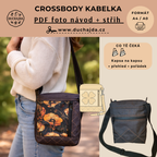 Crossbody kabelka / PDF střih a fotonávod