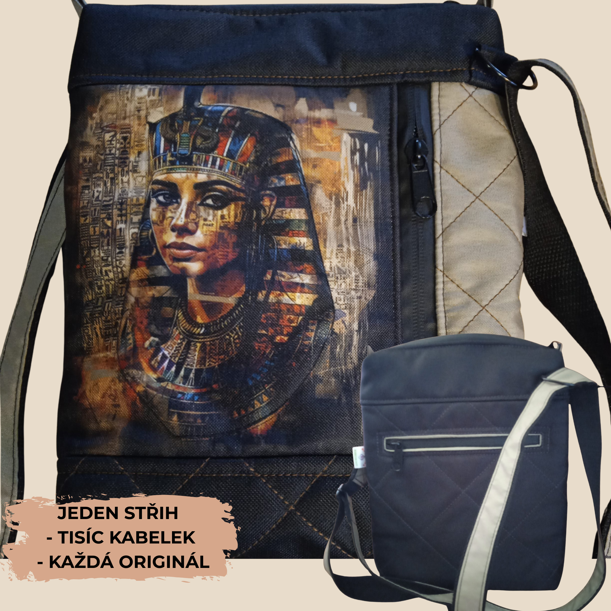 Crossbody kabelka / PDF střih a fotonávod