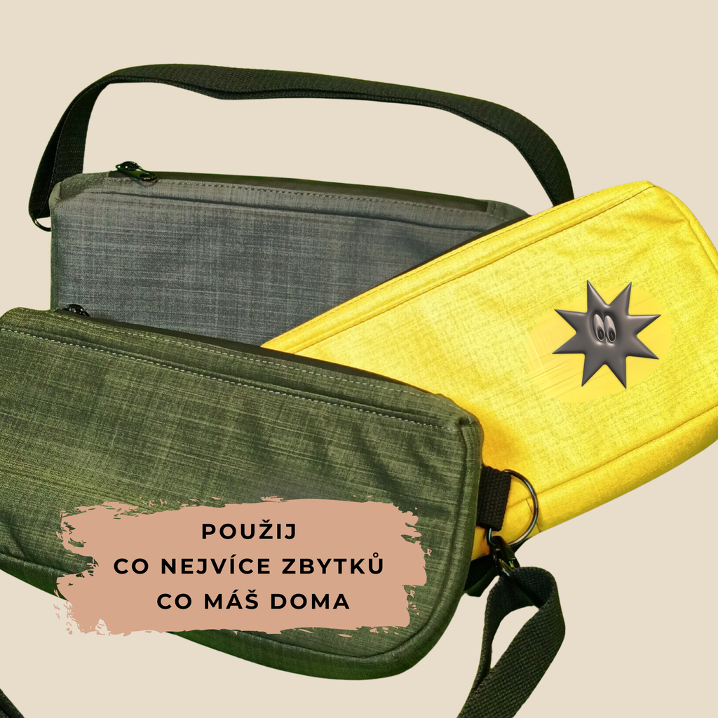 Crossbody ledvinka / PDF střih a fotonávod