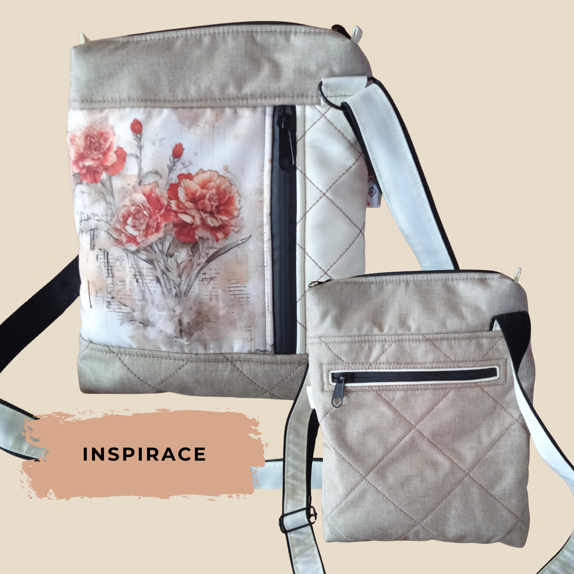 Crossbody kabelka / PDF střih a fotonávod