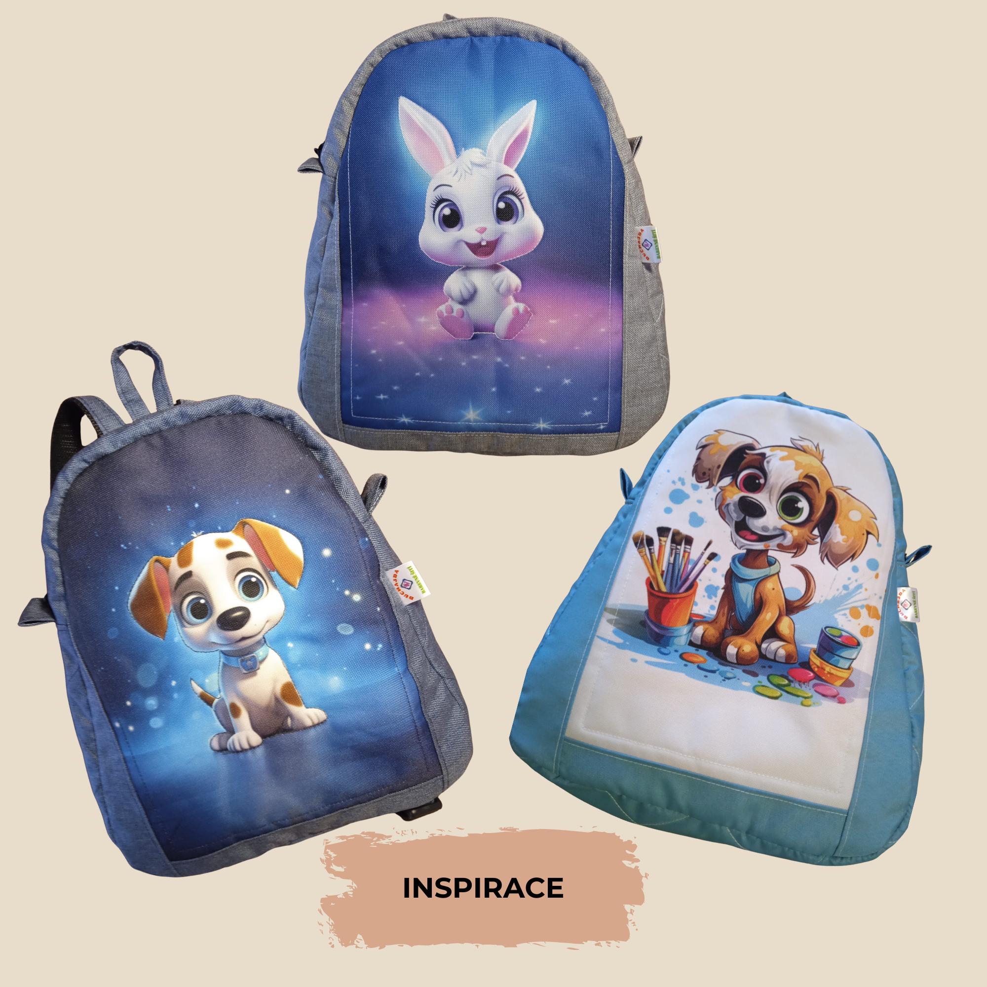 Dětský batoh na hračku / PDF střih a fotonávod