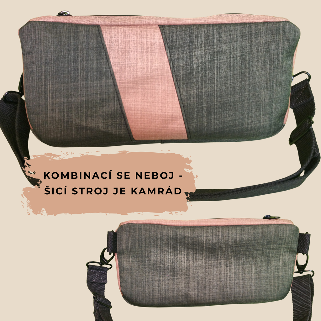 Crossbody ledvinka / PDF střih a fotonávod