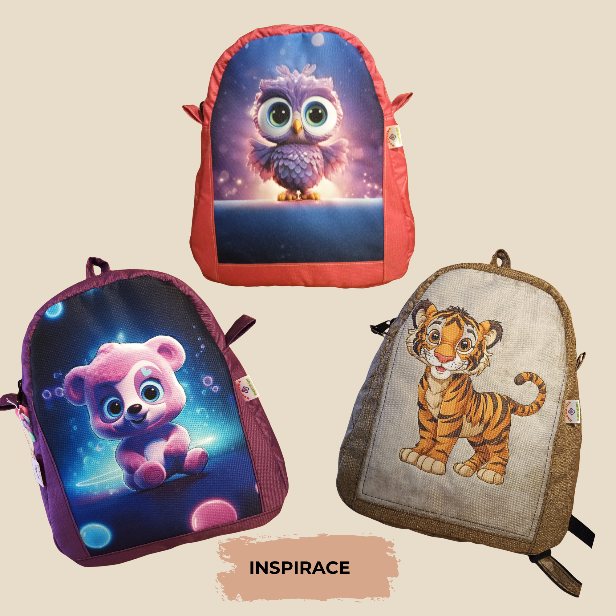 Dětský batoh na hračku / PDF střih a fotonávod