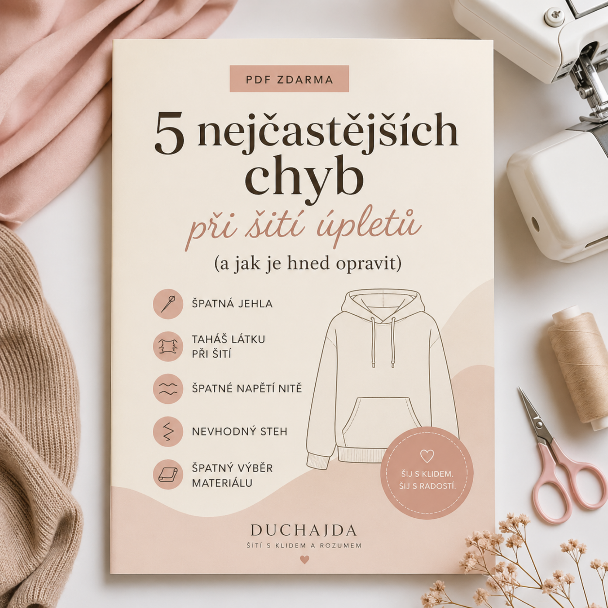 5 chyb při šití úpletů (a jak je opravit)