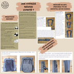 Pánský batoh ,,TRENTO,, PDF střih a fotonávod