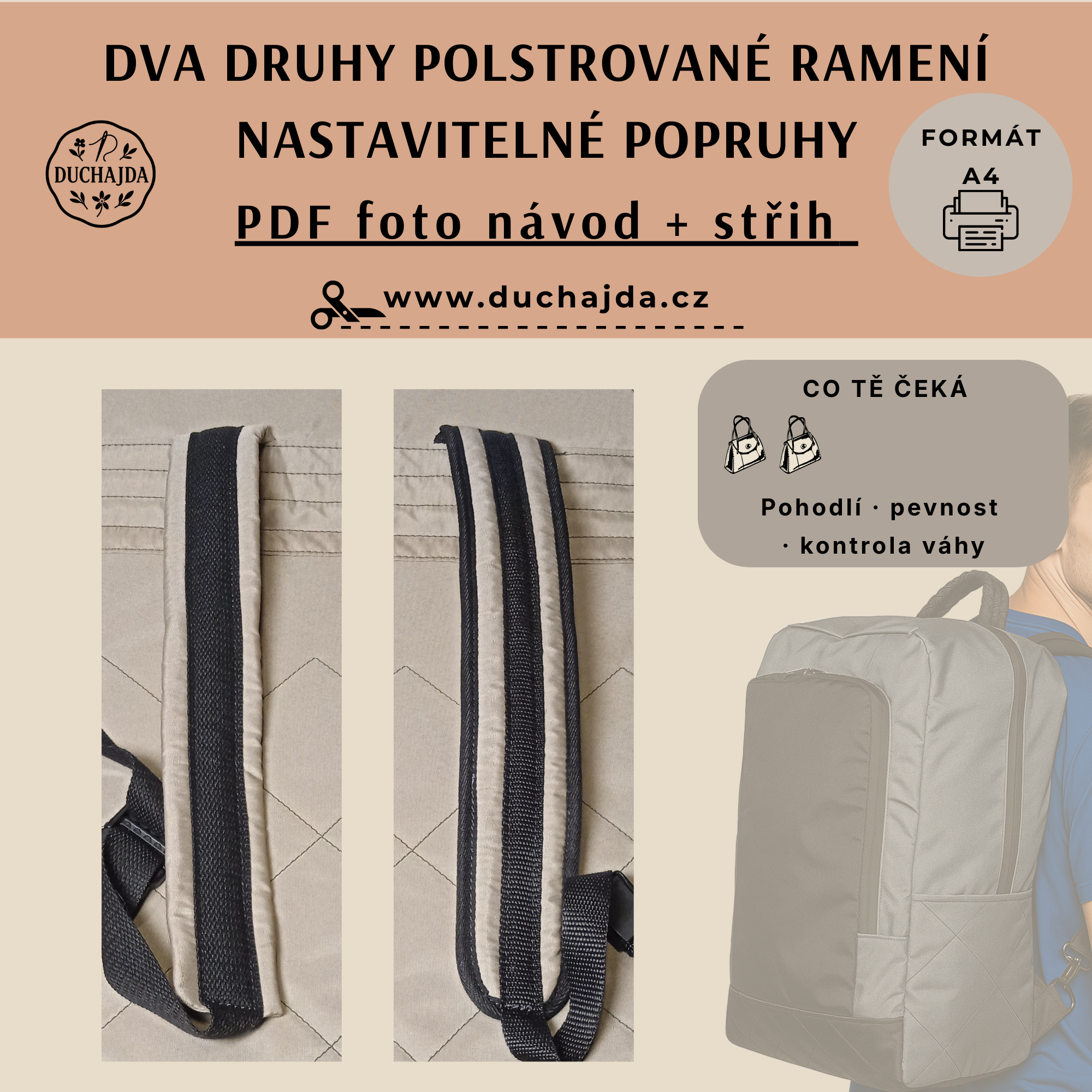 Batohy – od dětí po dospělé | výhodný PDF balíček