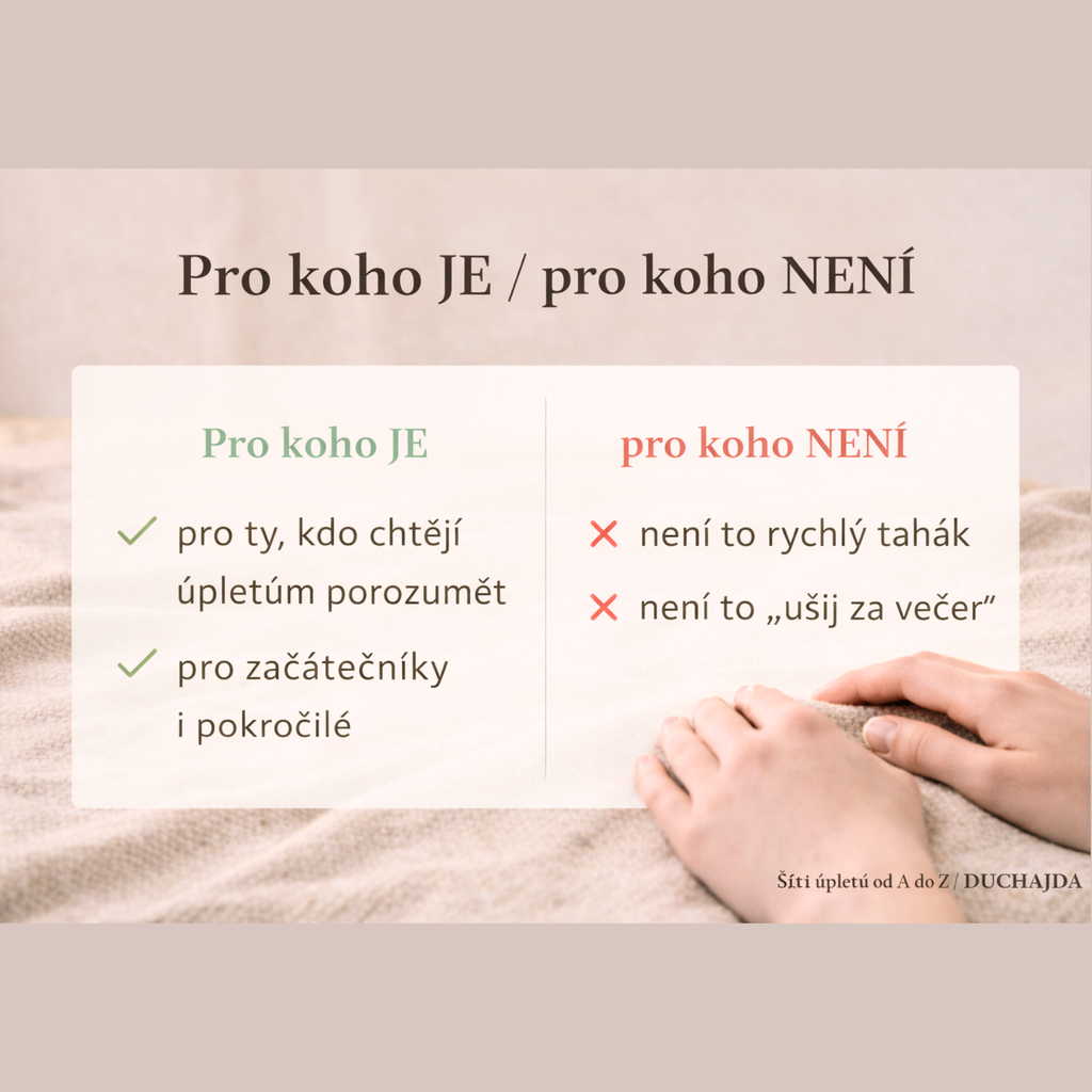 Šití úpletů od A do Z Premium