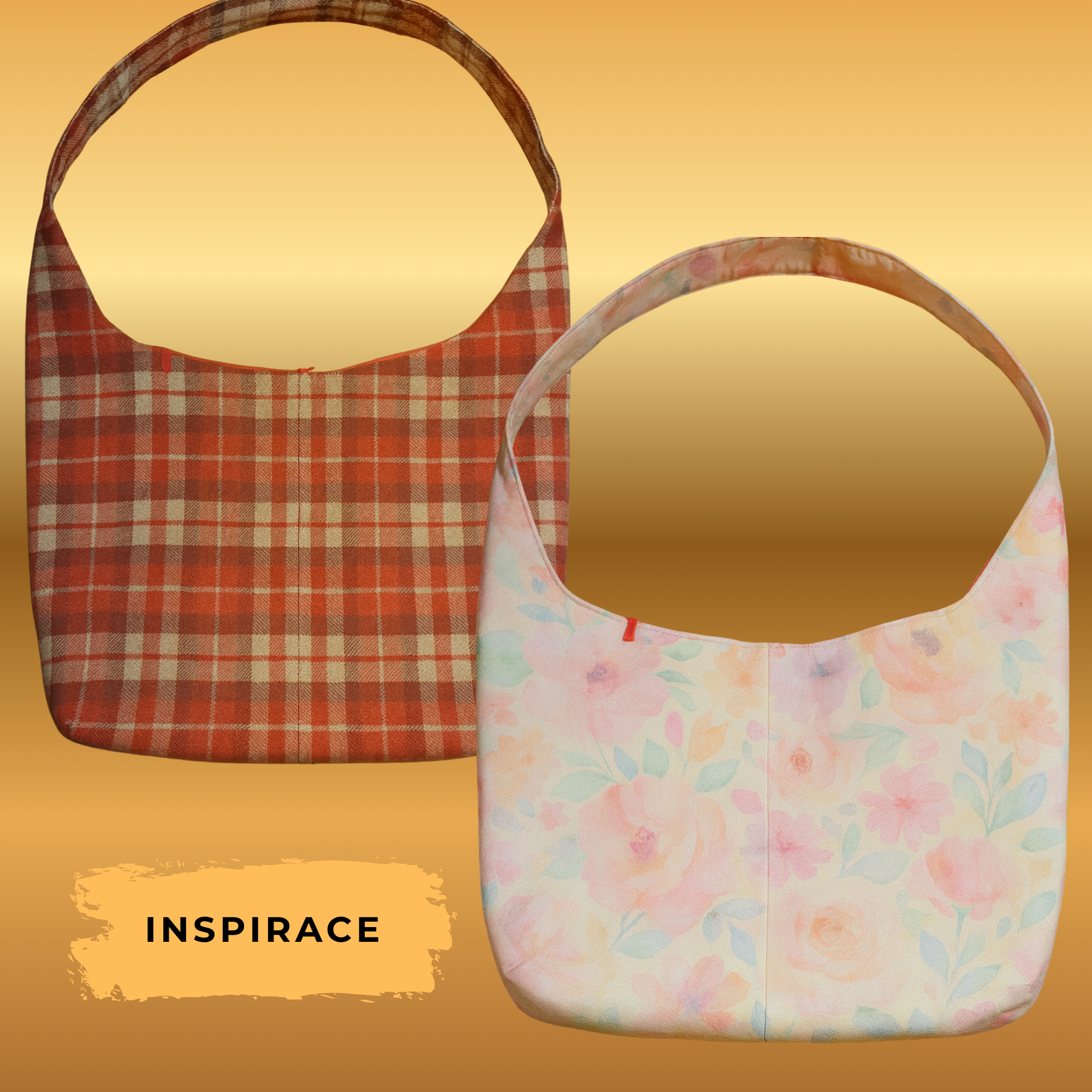 PDF střih hobo bag ,,BOHOŠ,, ležérní boho styl, šití pro začátečníky