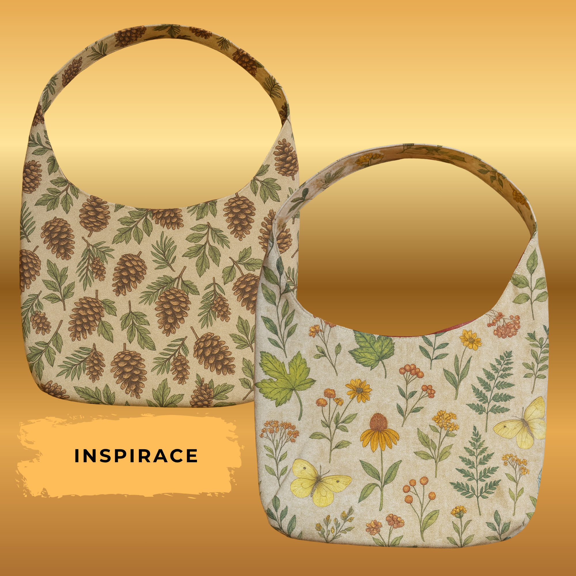 PDF střih hobo bag ,,BOHOŠ,, ležérní boho styl, snadné šití / DUCHAJDA