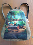 DĚTSKÝ BATŮŽEK ,,zelené auto"