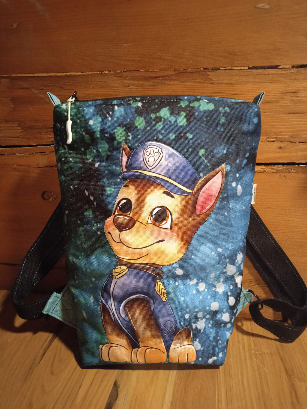 DĚTSKÝ BATOH ,,tlapková patrola - světle modrá"