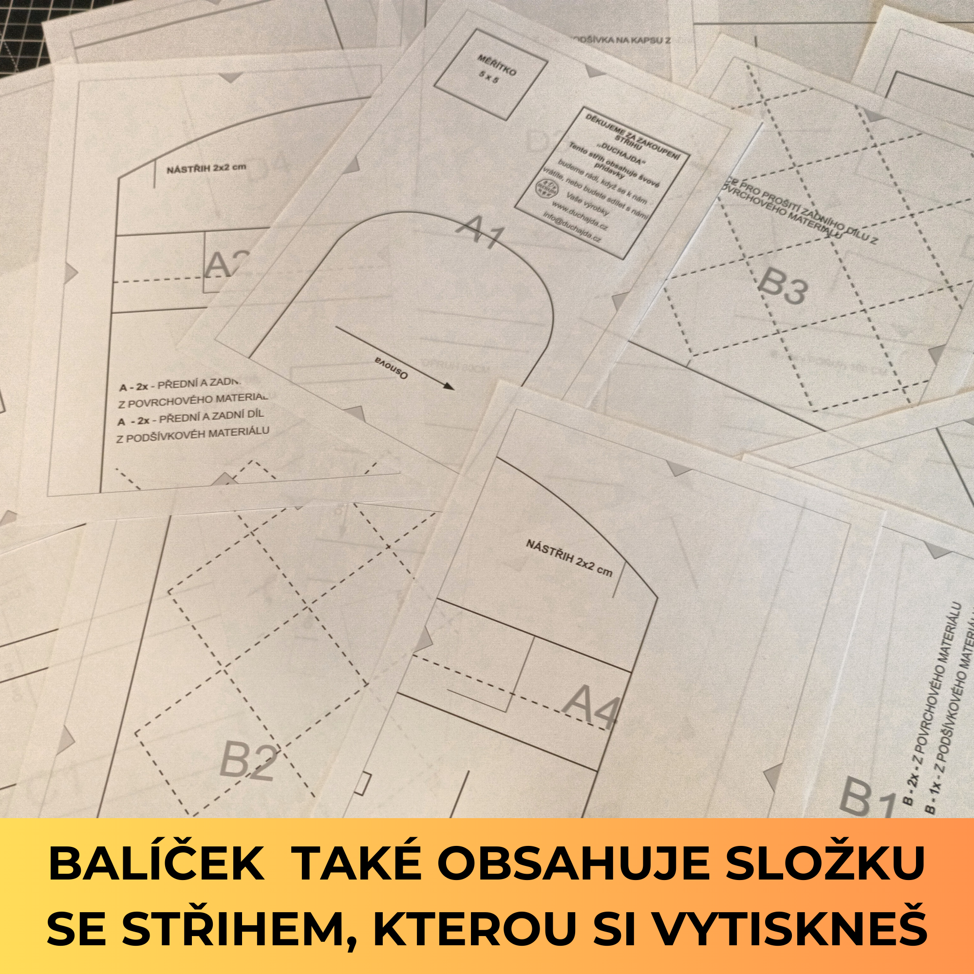 podrobný návod a střih na kabelkobatoh