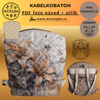 PDF střih a návod na kabelkobatoh