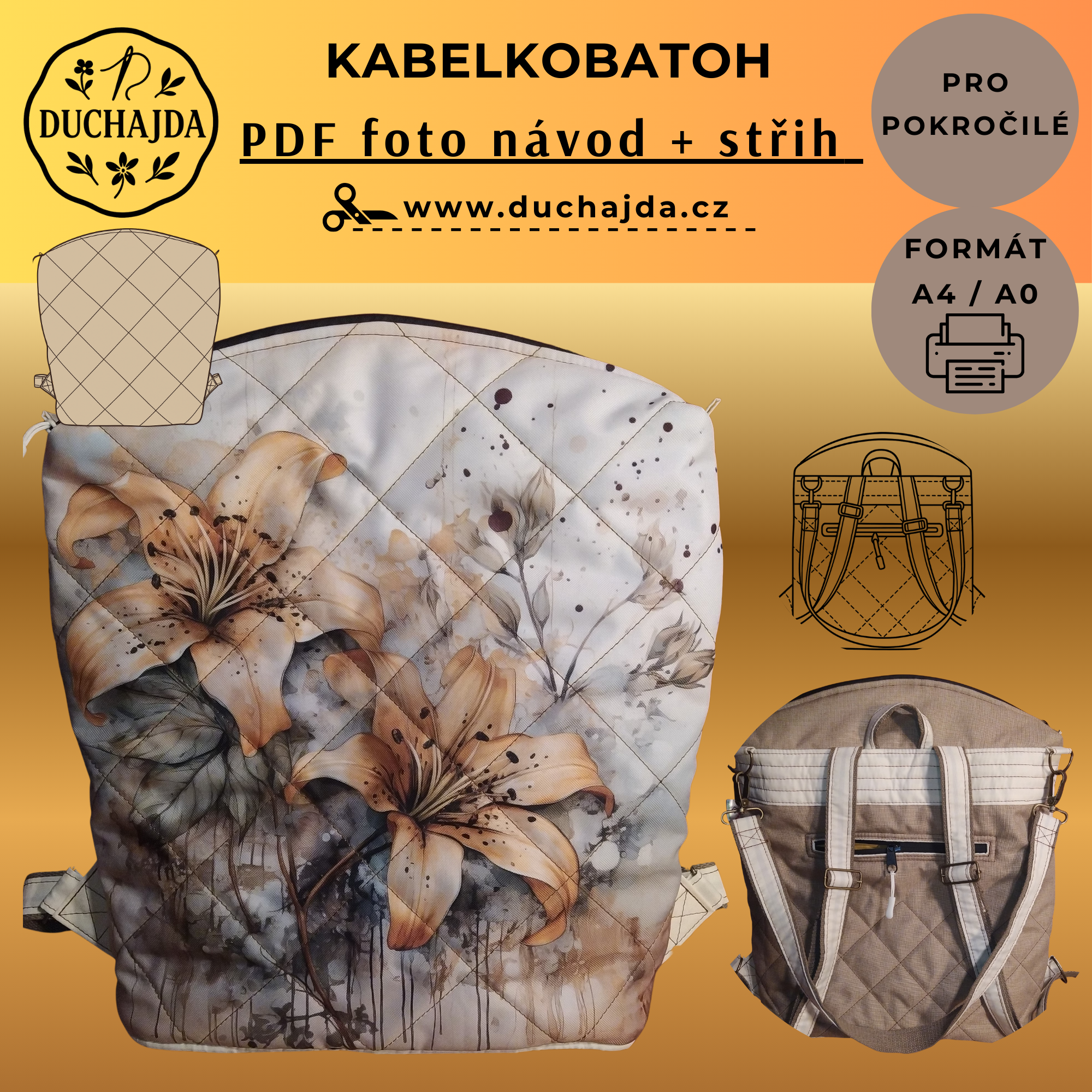 Batohy – od dětí po dospělé | výhodný PDF balíček