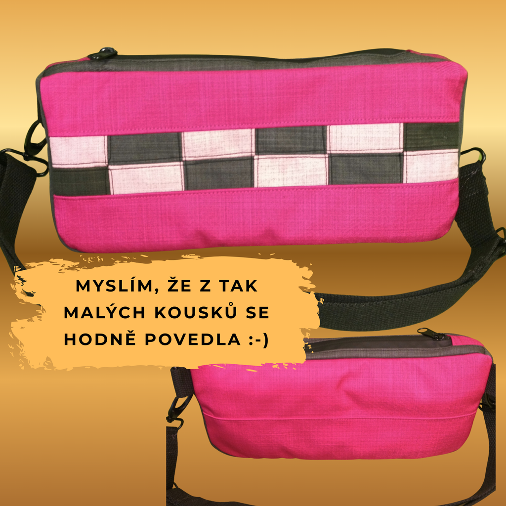 Crossbody ledvinka / PDF střih a fotonávod
