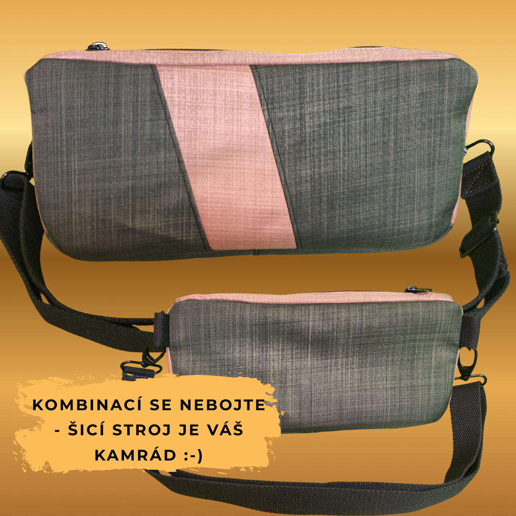 Crossbody ledvinka / PDF střih a fotonávod