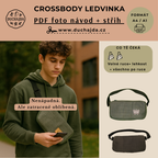 Crossbody ledvinka / PDF střih a fotonávod