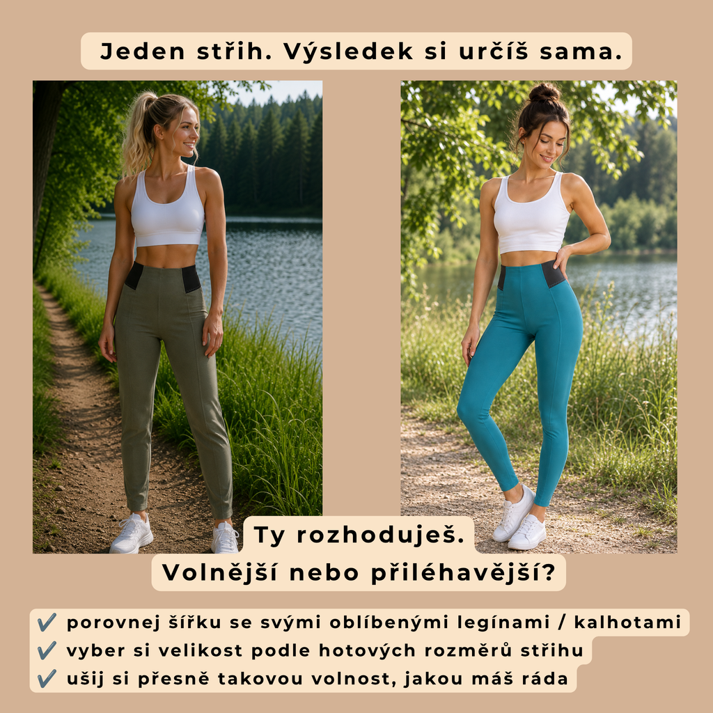 Střih, fotonánod,video na legíny COMO relax