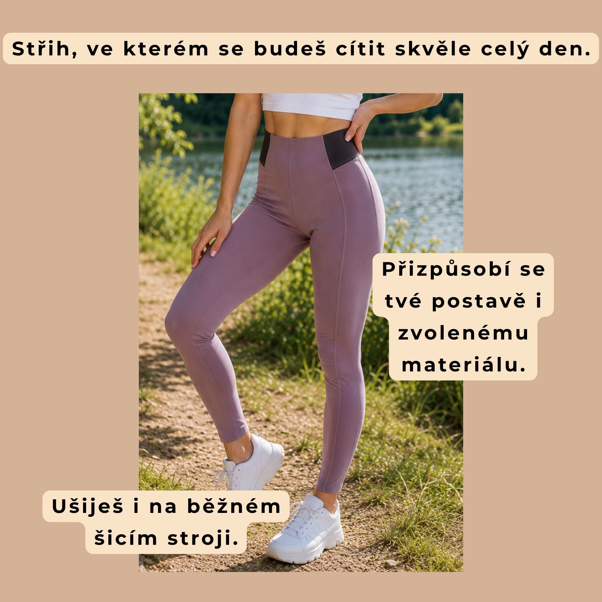 Střih, fotonánod,video na legíny COMO relax