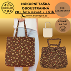 PDF střih a návod na nákupní tašku pro začátečníky