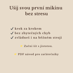 První mikina bez nervů – rychlá příprava (PDF)
