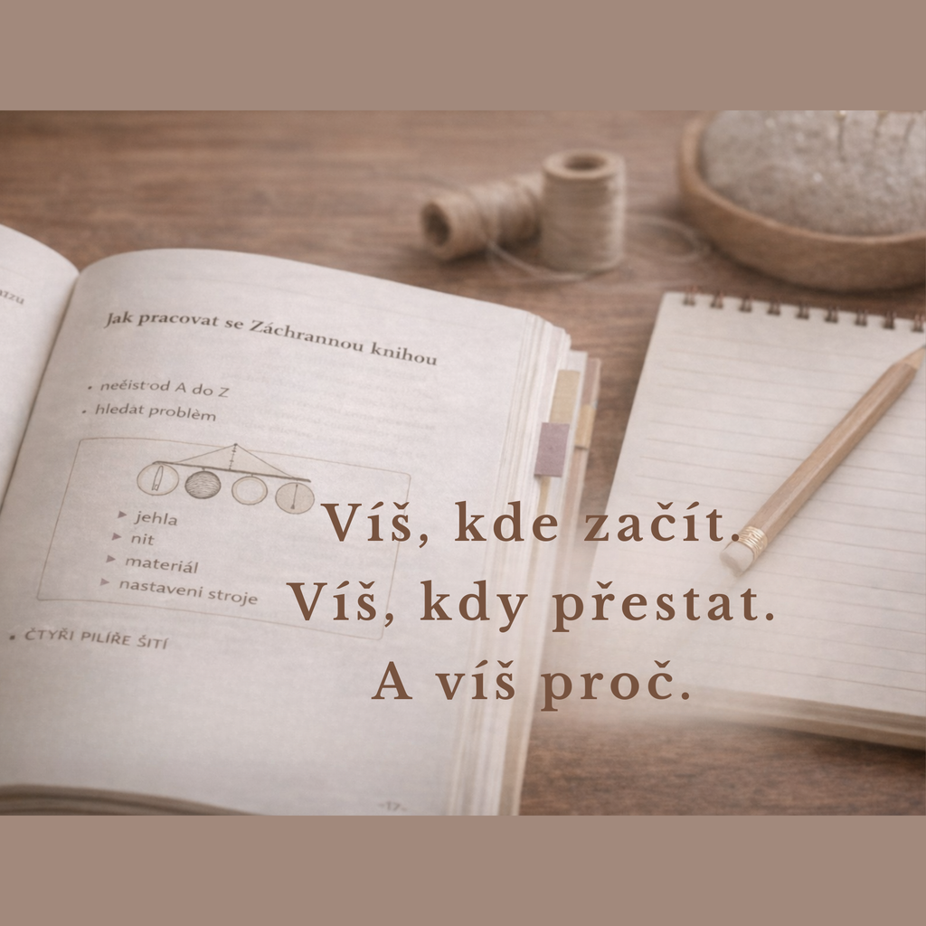 Záchranná kniha pro šicí krize – PREMIUM