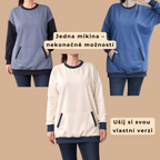 Mikina MILANO OVERSIZE / PDF střih + fotonávod