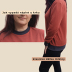 Střih na mikinu MILANO BASIC – PDF střih + fotonávod
