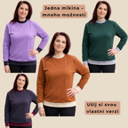 Střih na mikinu MILANO BASIC – PDF střih + fotonávod