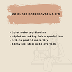 Střih na mikinu MILANO BASIC – PDF střih + fotonávod