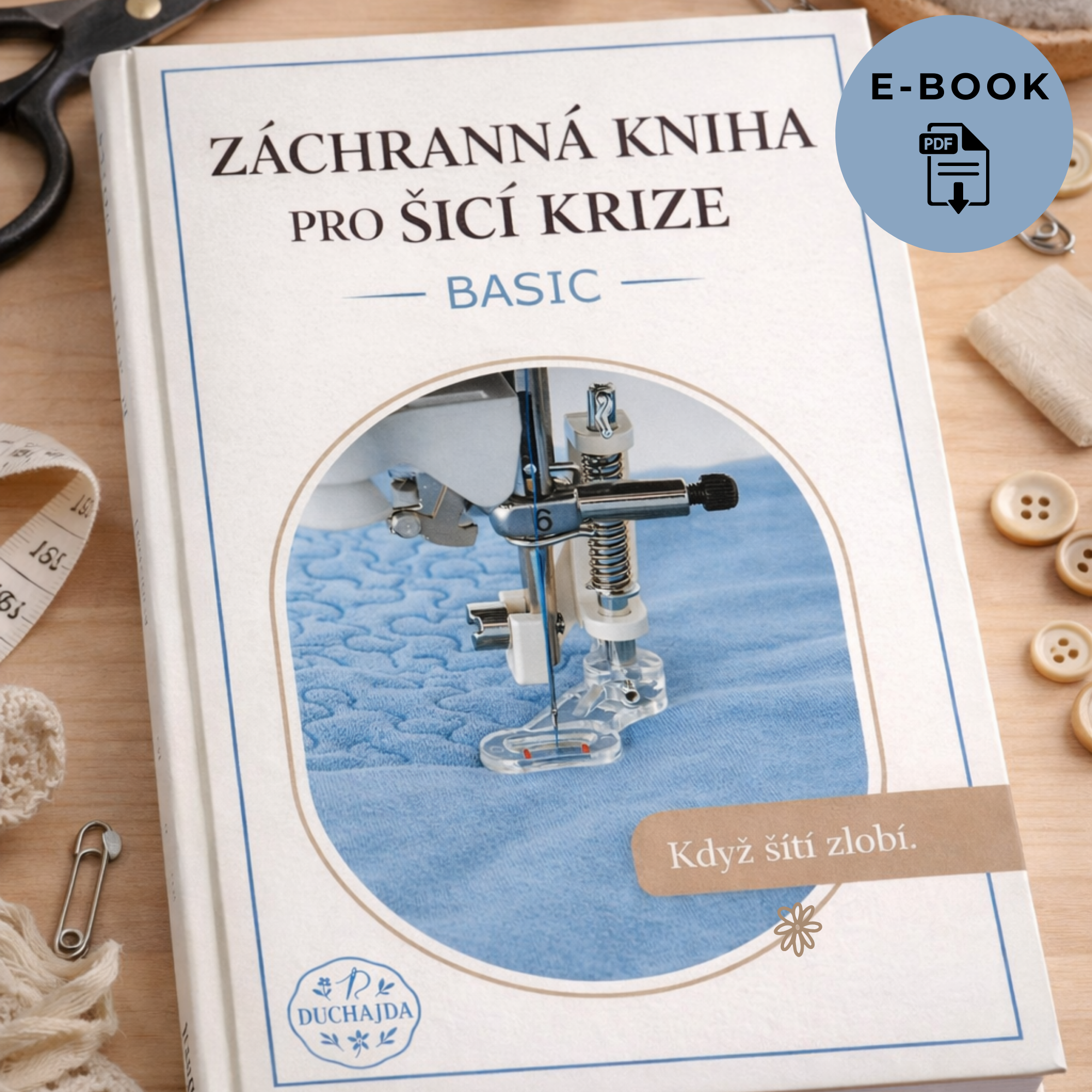 Záchranná kniha pro šicí krize – BASIC