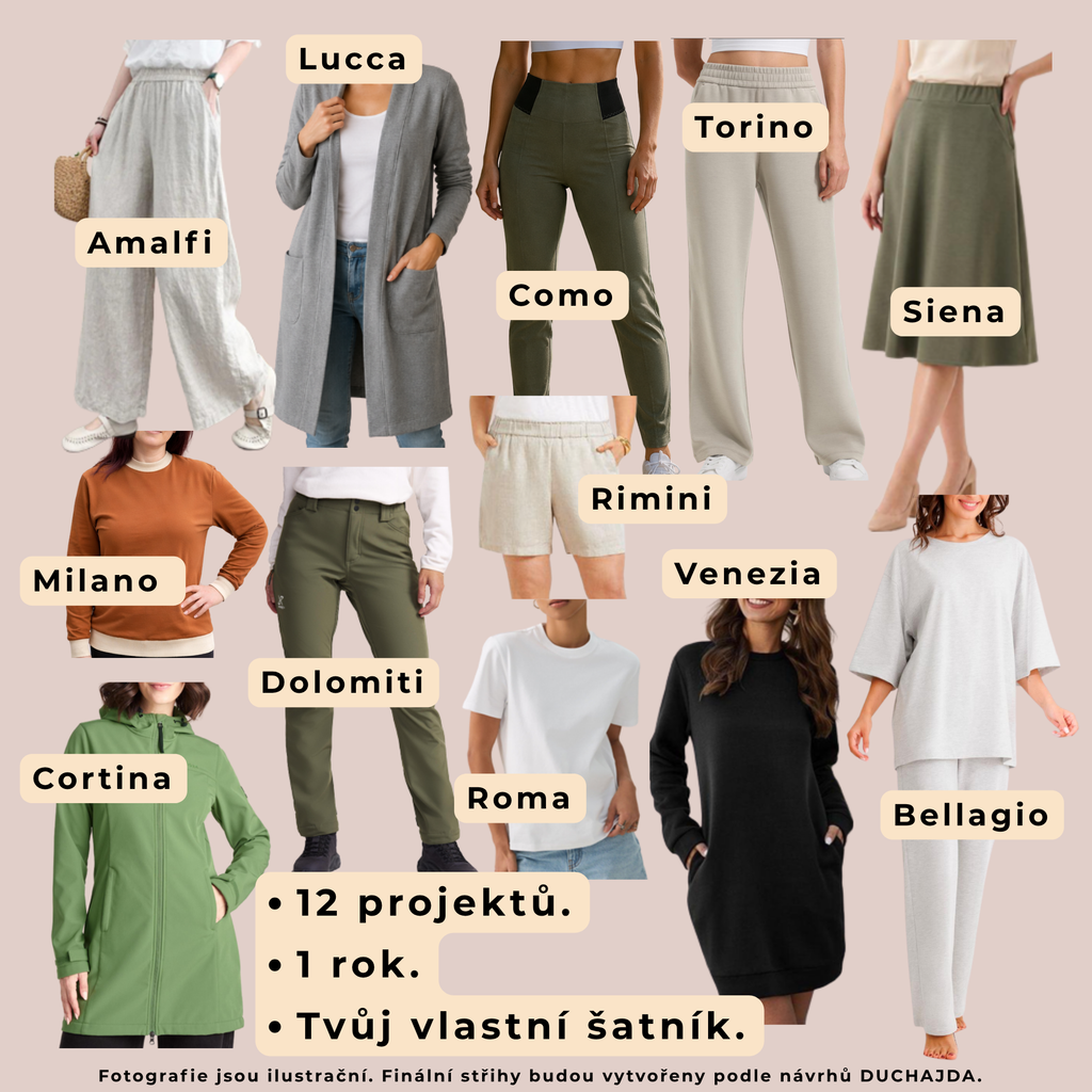 Jak si ušít dámský šatník