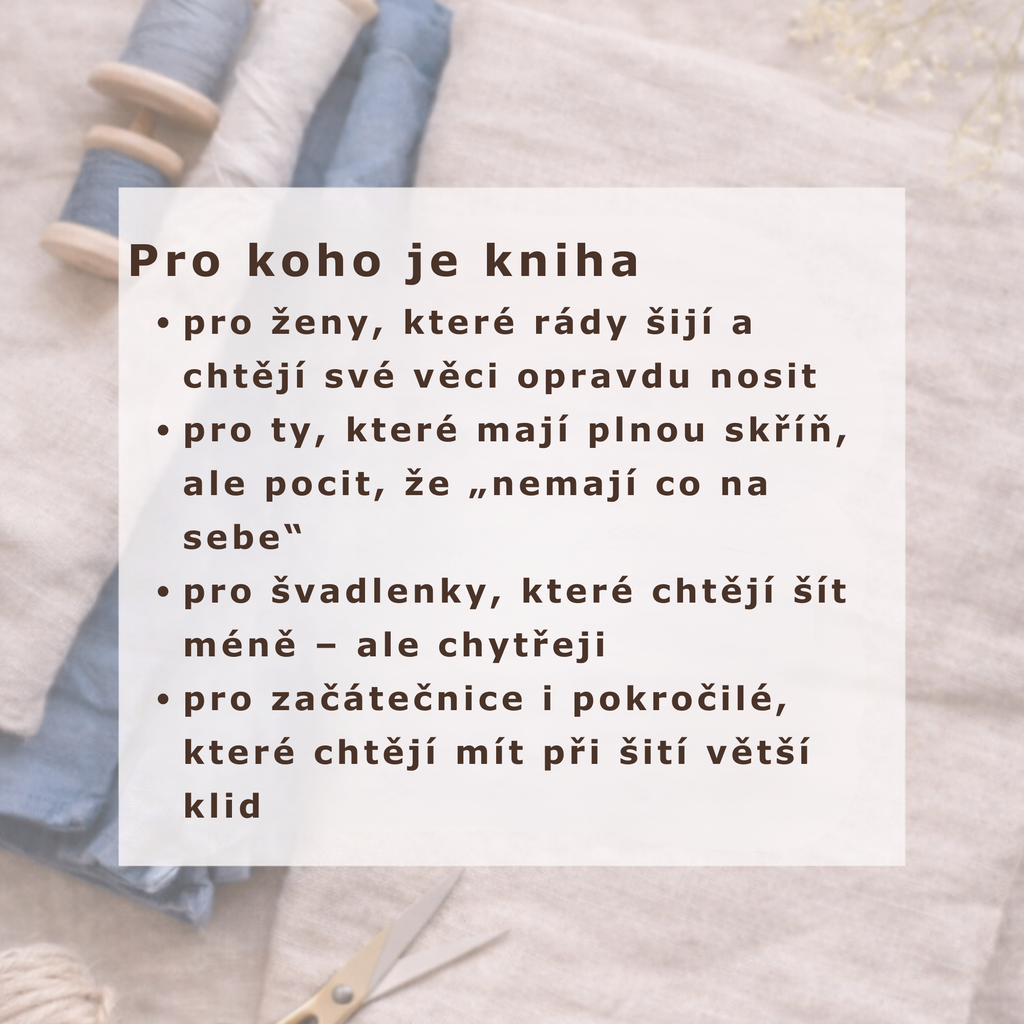 šití která se opravdu nosí