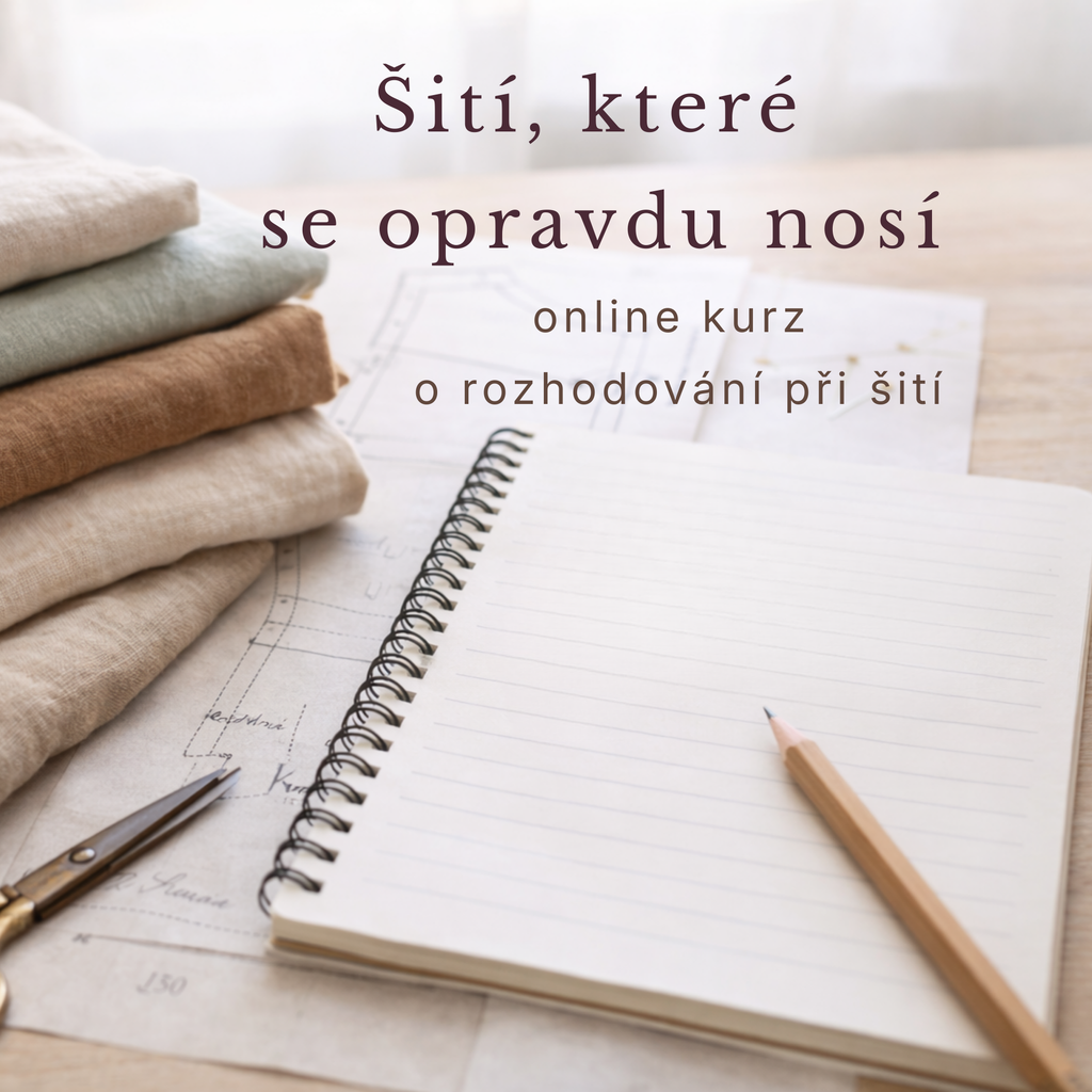 Šití, které se opravdu nosí – online kurz pro domácí švadleny